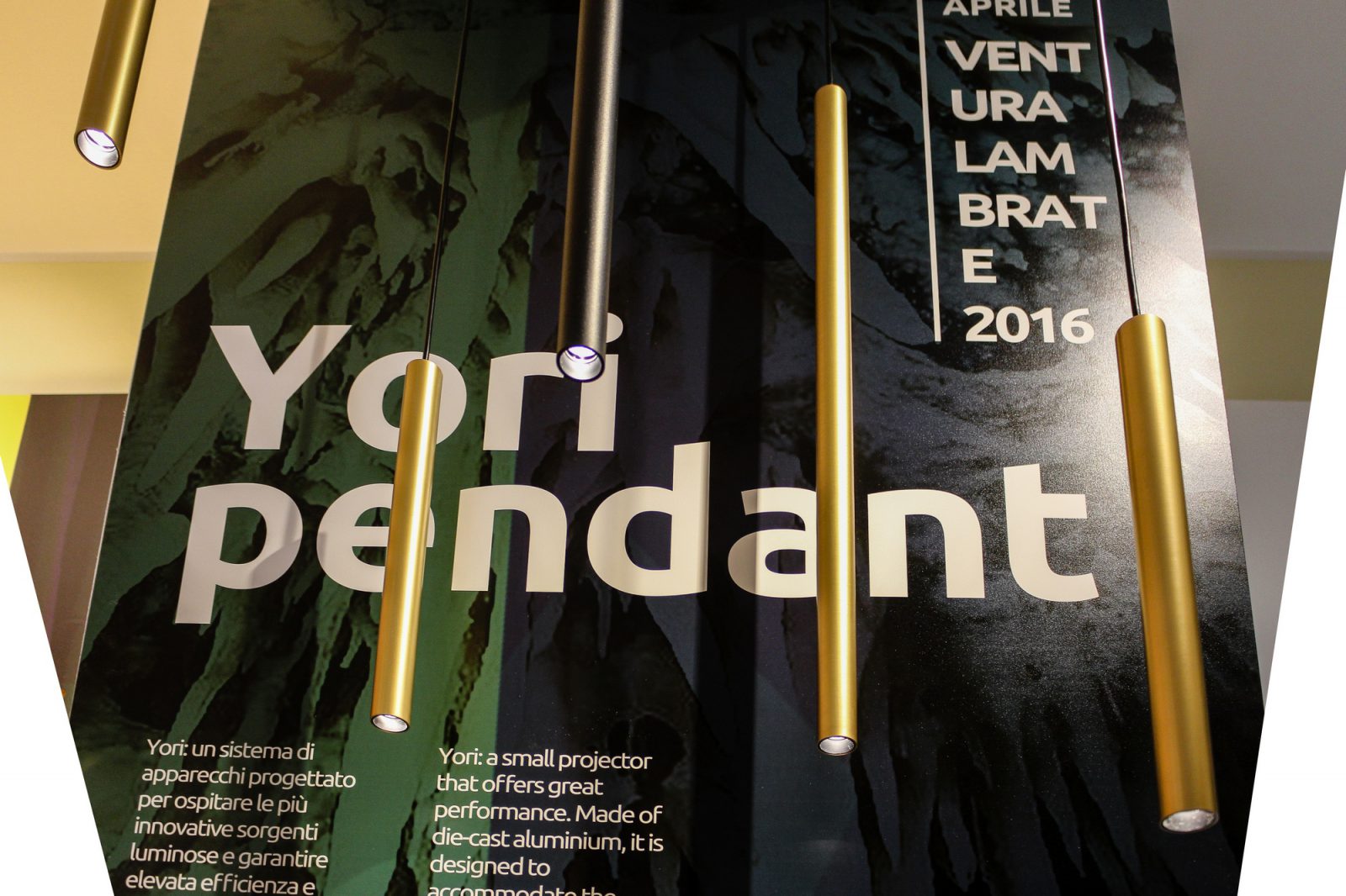 Yori pendant di Reggiani a Design + LED - Milan Design Week 2016