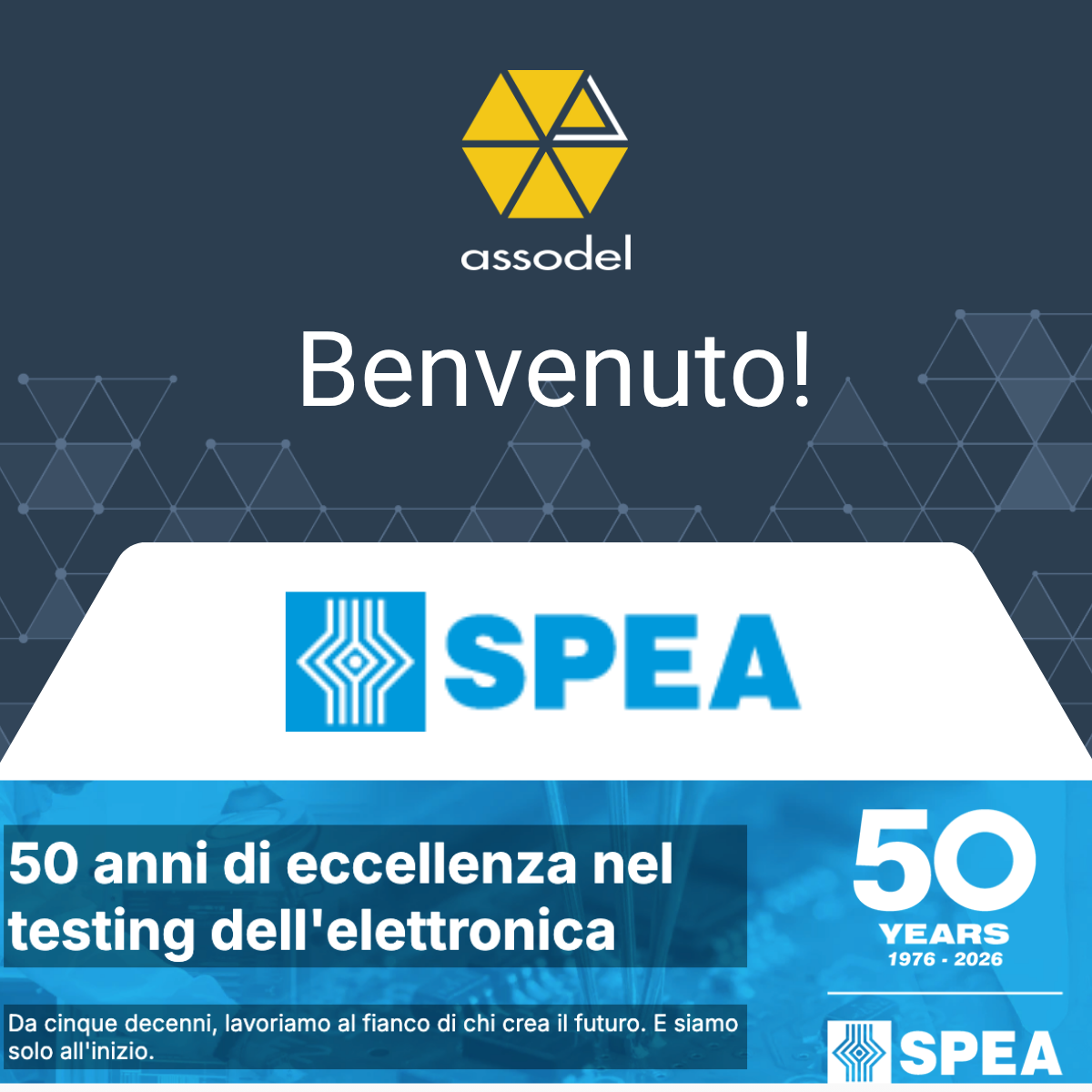 SPEA entra in Assodel: innovazione e testing avanzato al servizio della filiera elettronica